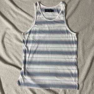 white stripped tank top .